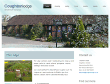 Tablet Screenshot of coughtonlodge.com